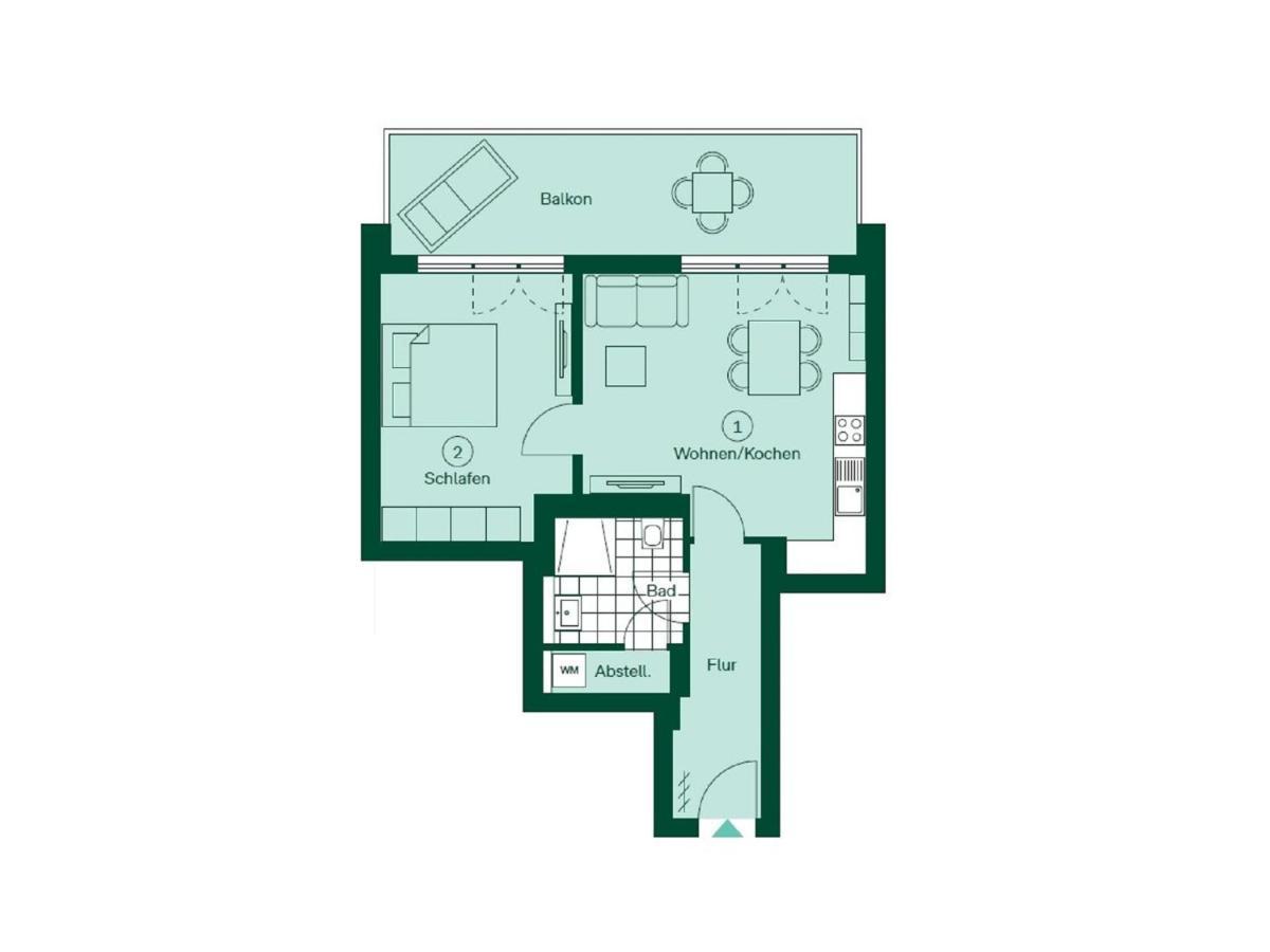 Apartment "Haffblick" - Haffresidenz Garz  エクステリア 写真